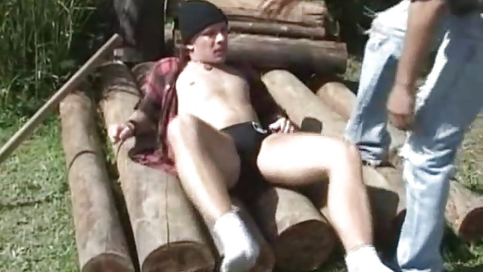 Romano Max X In Outdoors Gay Blowjob With Two Lumberjacks Hd From 18 Gay Passport Gay