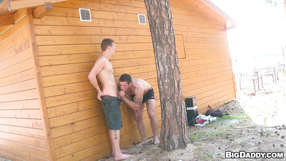 Marek In Horny Dudes Having Blowjob By A Cottage Hd From Big Hot Sex Picture