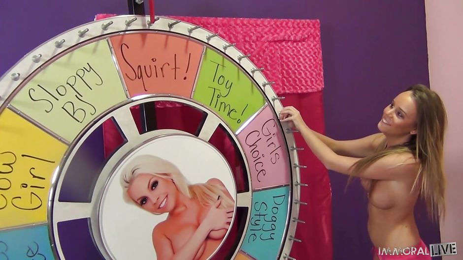 Alexis Adams Ike Diezel In Spin The Wheel For Sex Hd From