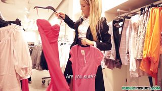 Young Blonde Czech Sunshine Tries On Clothes... And A Proposal
