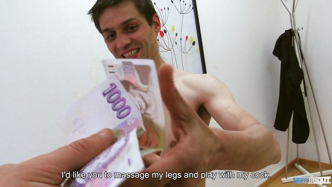 The Greedy Twink Agrees To Do Anything For Cash