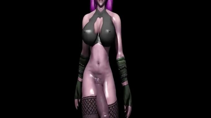 Monster Cock On A 3d Futa Babe