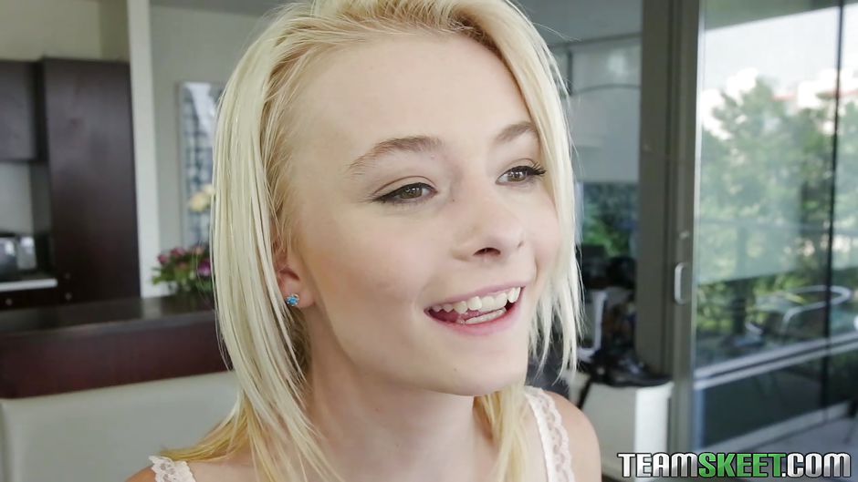 Blonde Teen Maddy Gets Huge Drilled In Ass Hole