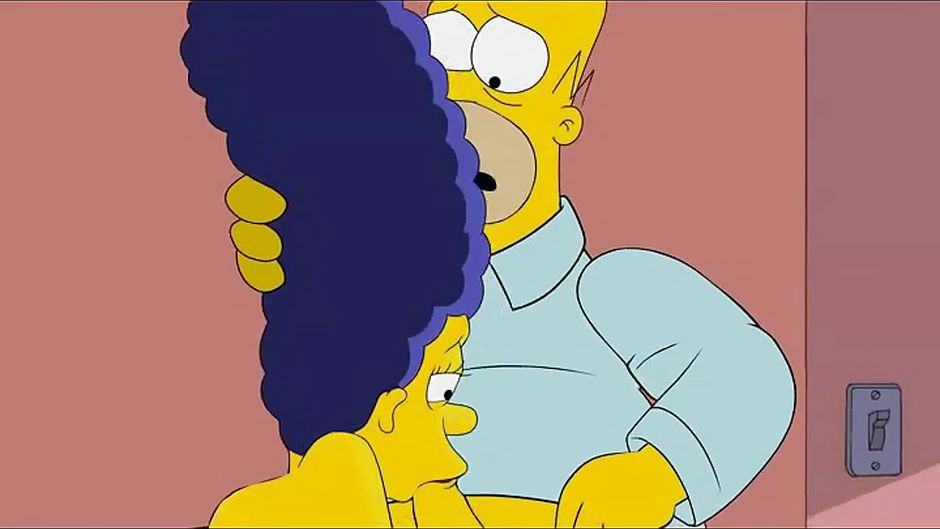 Marge Sucks Homers Cock From Drawn Hentai 