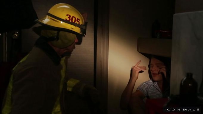 Firefighter Rescues His New Lover
