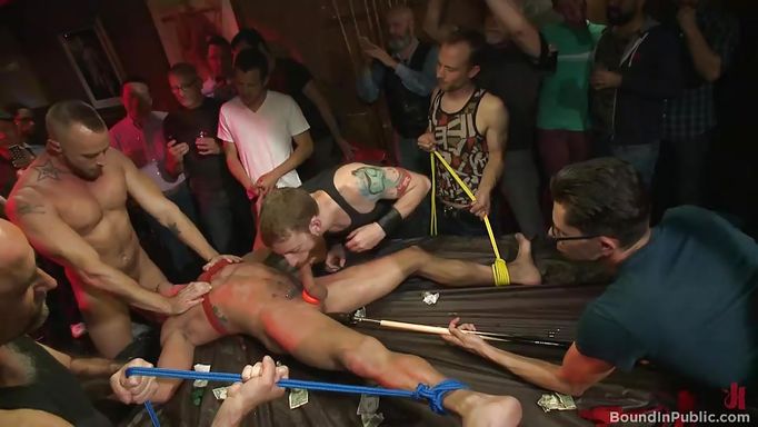 Slave Is Bound And Humiliated By Gay Master
