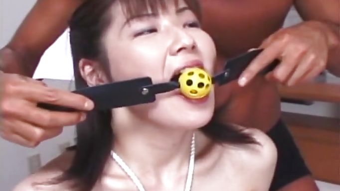 Asian Girl Tied, Ball Gagged And Sexually Used