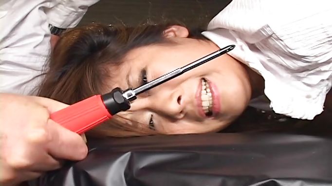 Asian Chick Is Tortured With Tools