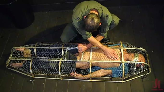 Caged Sex-slave Was Punished And Face Fucked