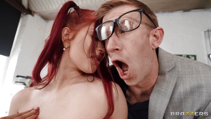 Lusty Redhead Babe Gets Banged By Her Teacher