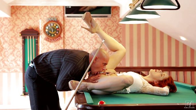 Amarna Miller Gets The Fuck Of Her Life On A Billiard Table